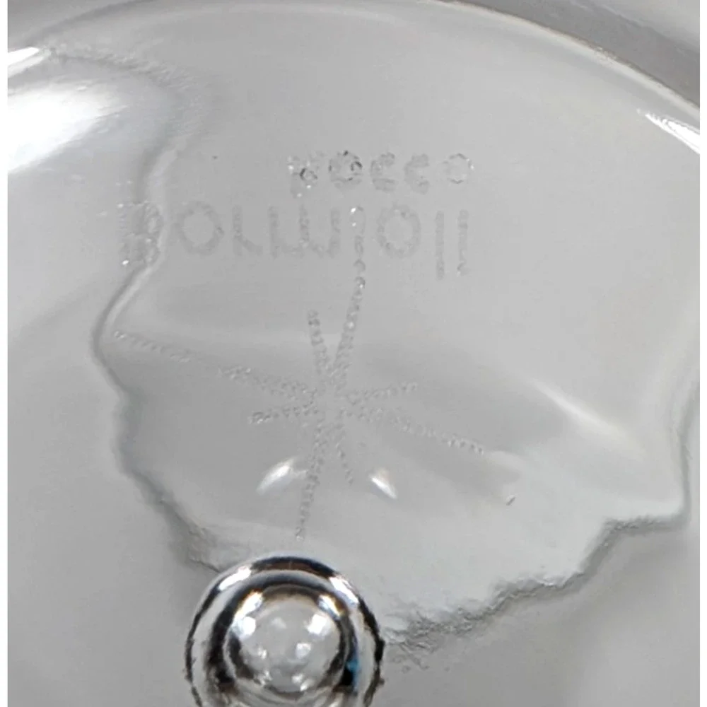 Bormioli Rocco Luna Double Old Fashioned Glasses 12 oz Bubble Base Set of 5